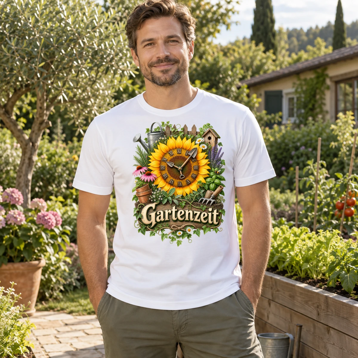 Gartenzeit T-Shirt Sublimation | Marketing-MV
