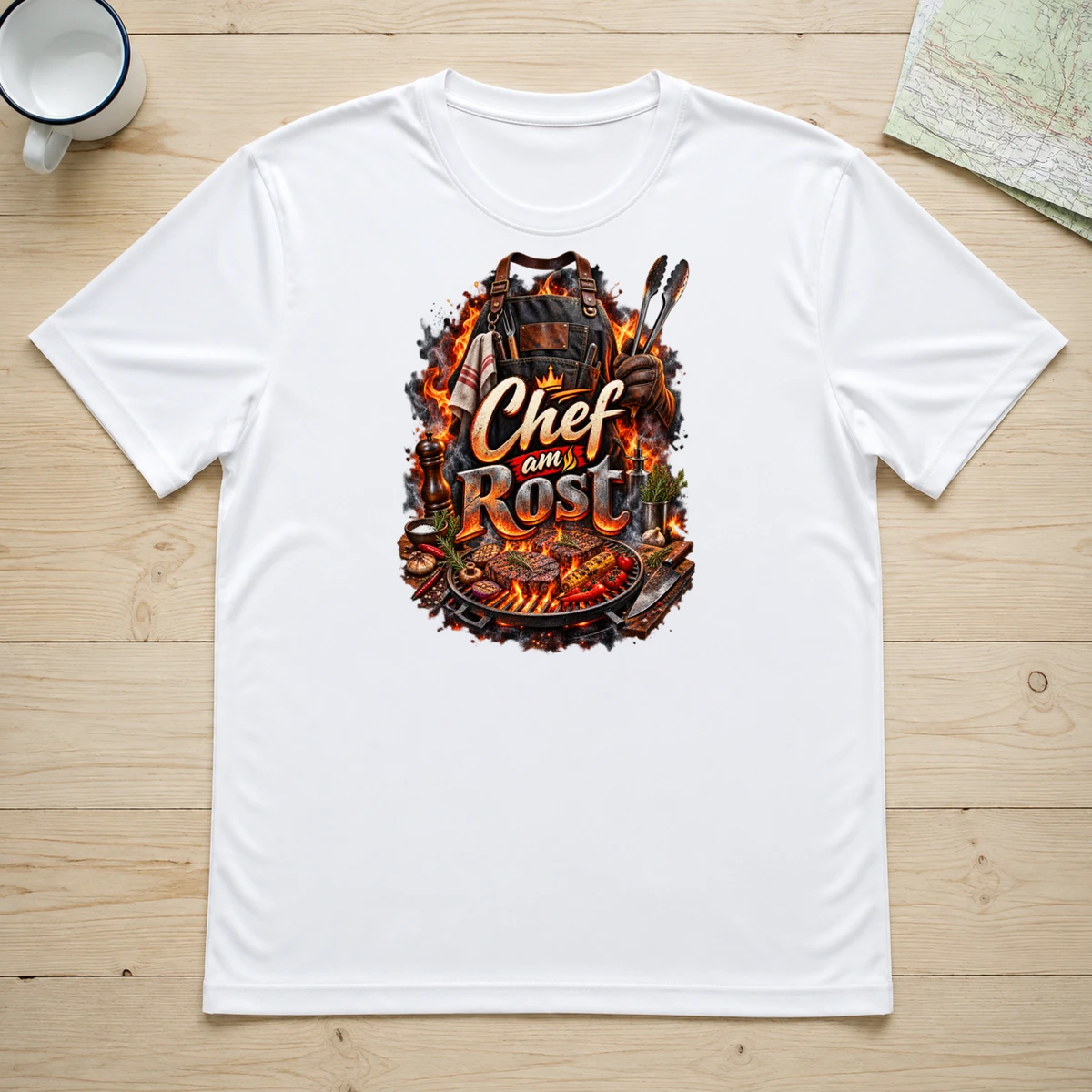 Chef am Rost T-Shirt Sublimation | Marketing-MV