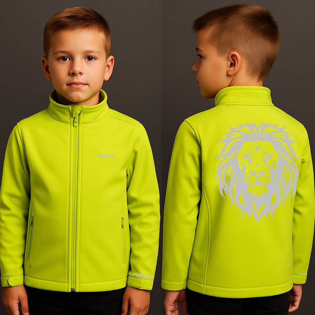 Löwenkopf Kids Softshell Jacket | reflect+ by Marketing-MV
