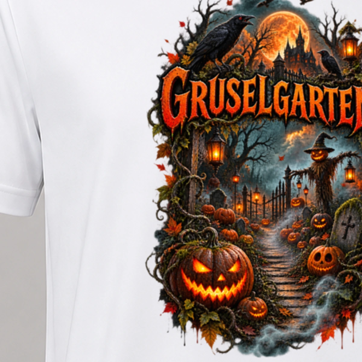 Gruselgarten T-Shirt Sublimation | Marketing-MV