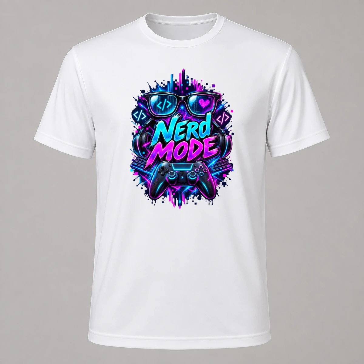Nerd Mode T-Shirt Sublimation | Marketing-MV