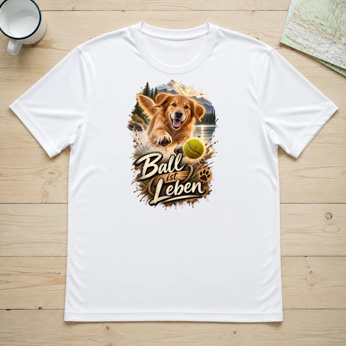 Ball ist Leben T-Shirt Sublimation | Marketing-MV