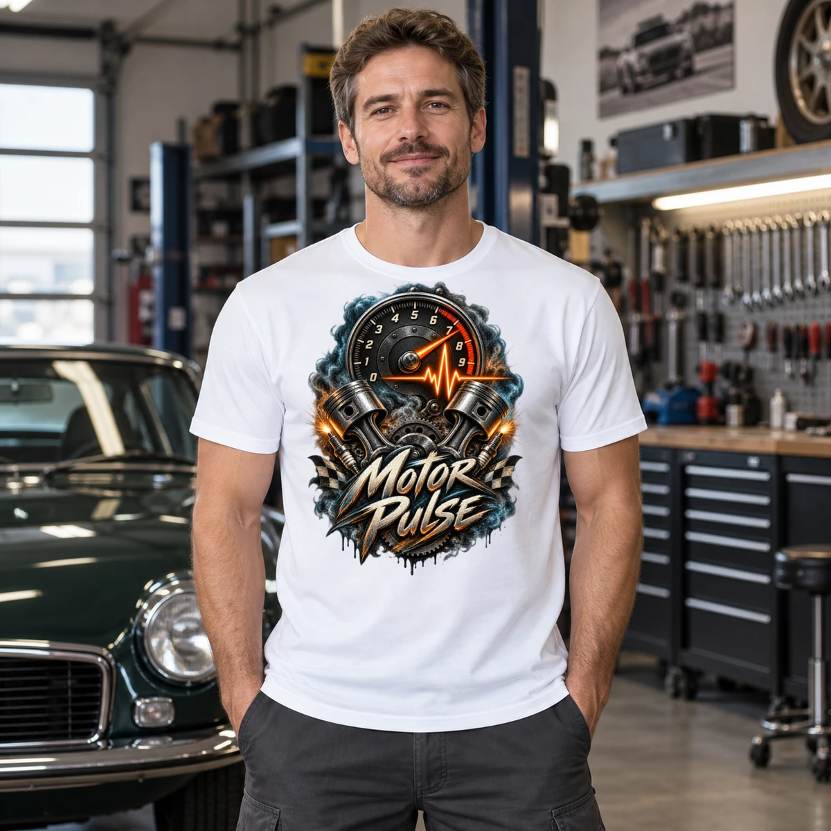 Motor Pulse T-Shirt Sublimation | Marketing-MV
