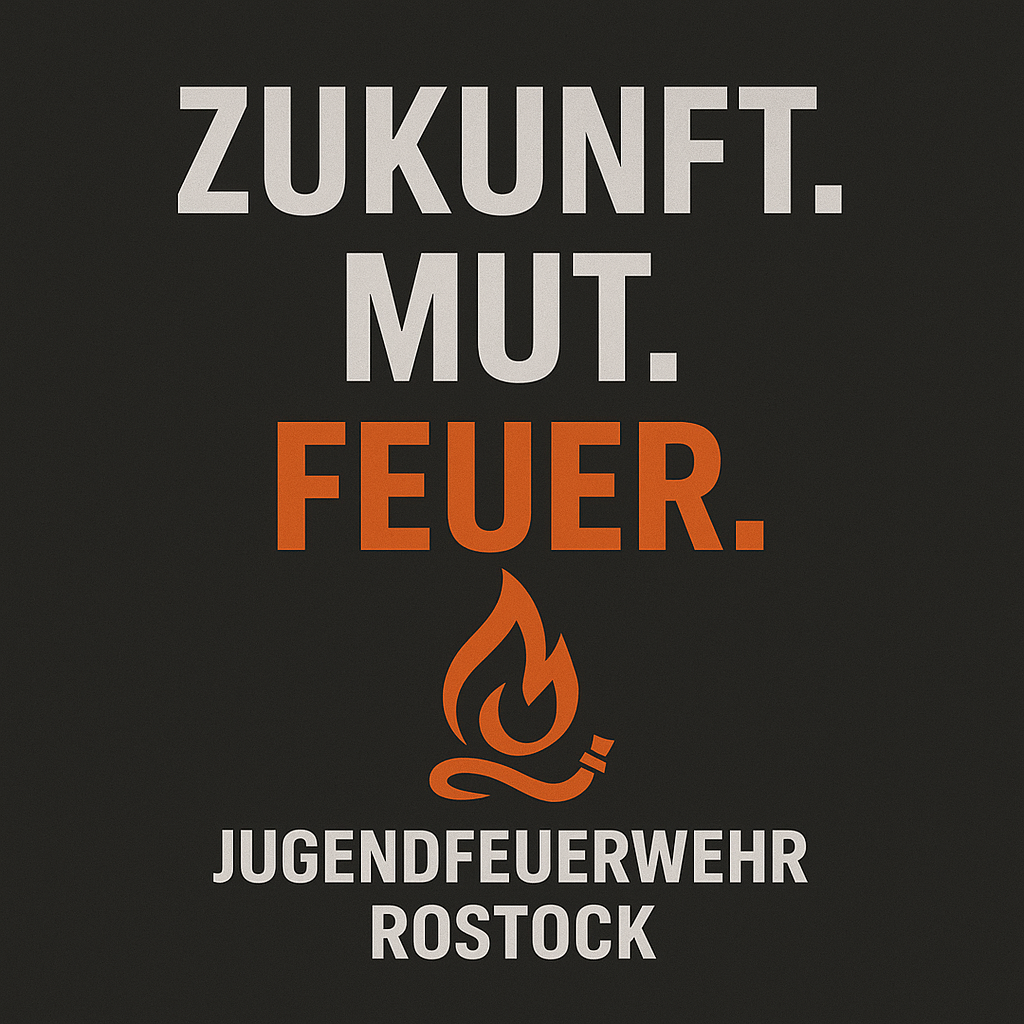 Feuerwehr T-Shirt »Zukunft · MUT · FEUER« – Navy