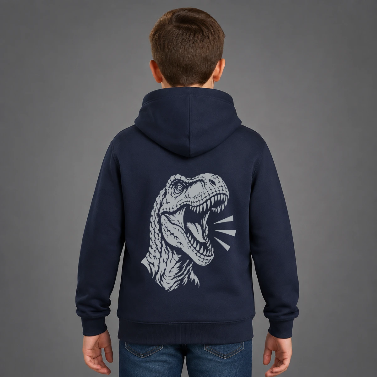 T-Rex Roar Kids Sweatshirtjacke | reflect+ by Marketing-MV
