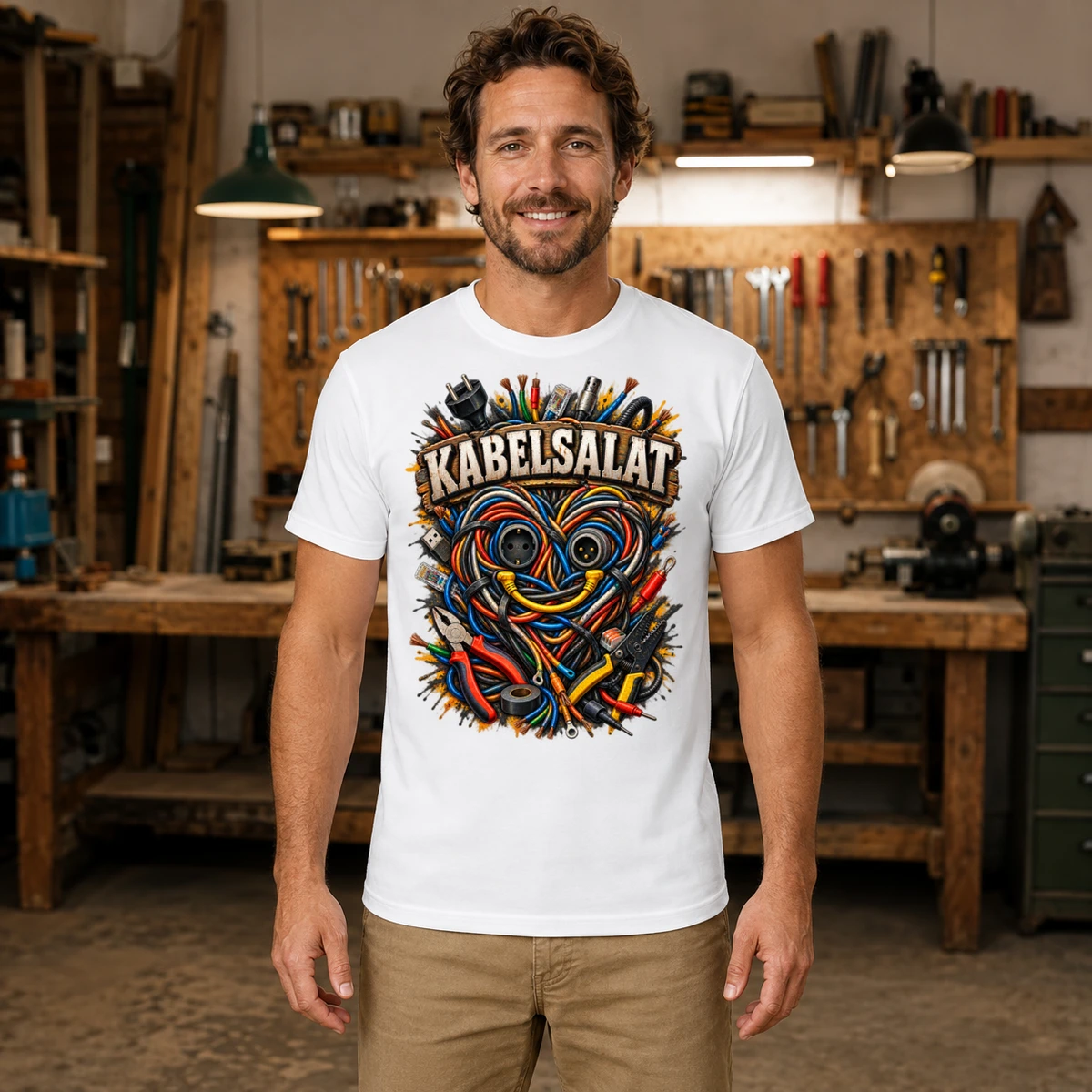 Kabelsalat T-Shirt Sublimation | Marketing-MV