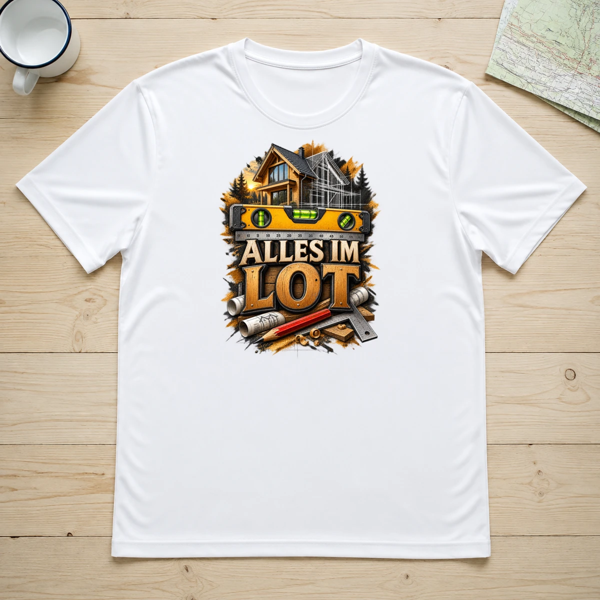 Alles im Lot T-Shirt Sublimation | Marketing-MV