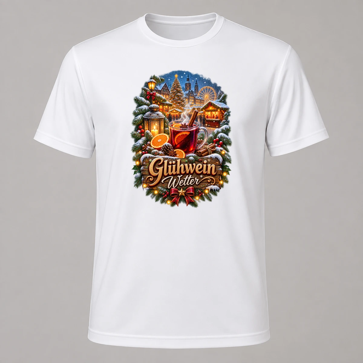 Glühwein Wetter T-Shirt Sublimation | Marketing-MV