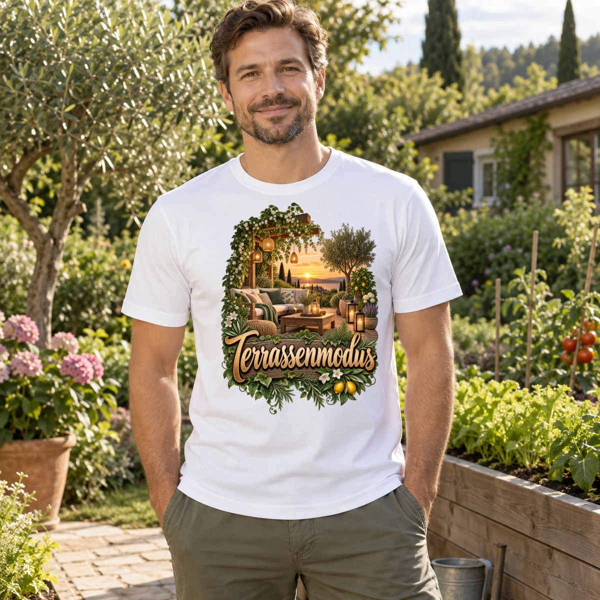 Terrassenmodus T-Shirt Sublimation | Marketing-MV