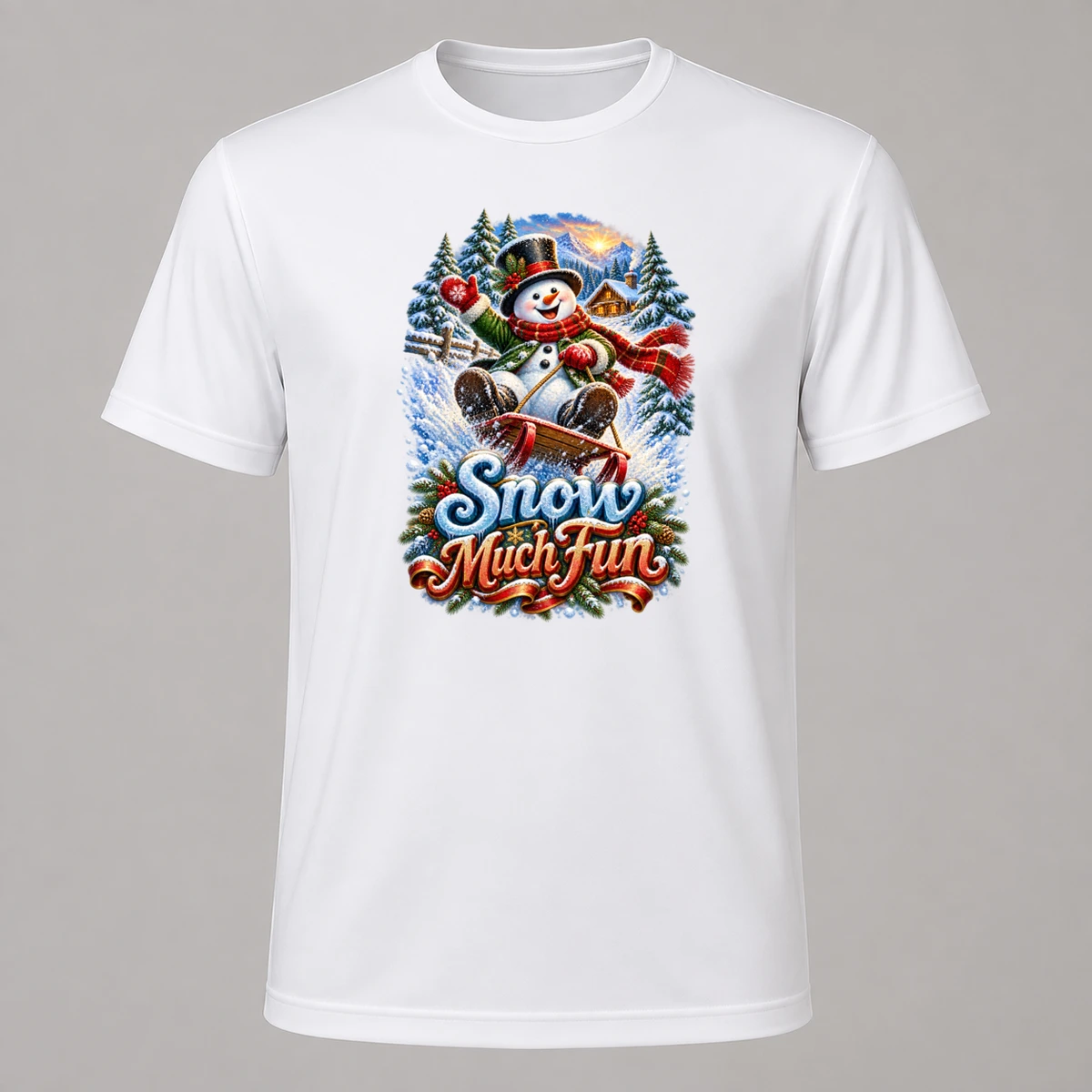 Snow Much Fun T-Shirt Sublimation | Marketing-MV
