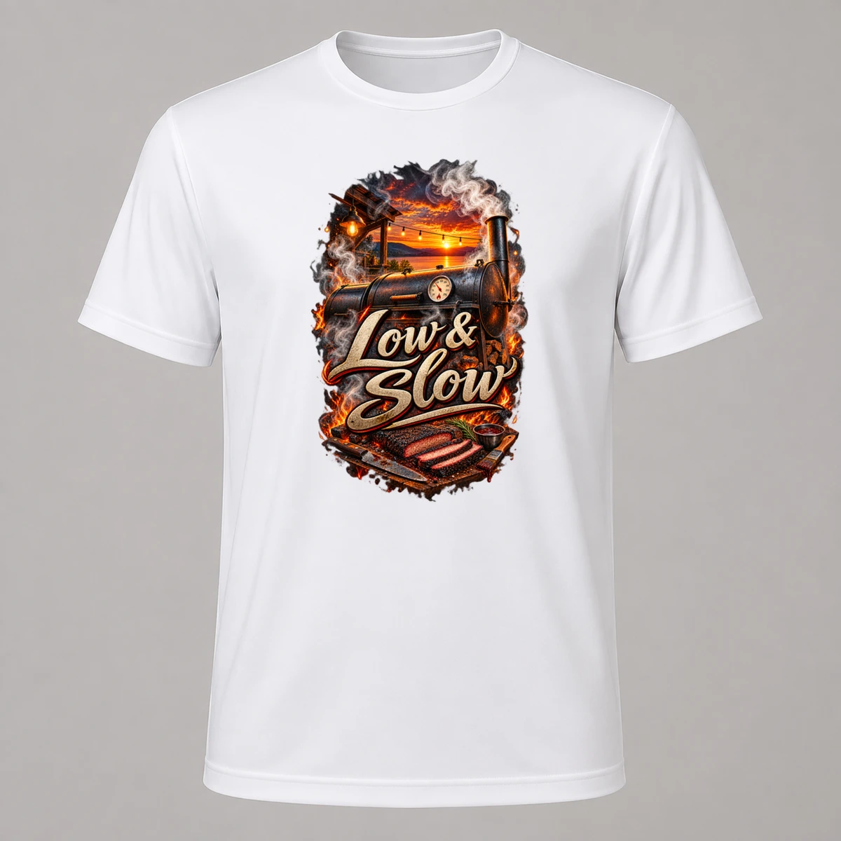 Low und Slow T-Shirt Sublimation | Marketing-MV