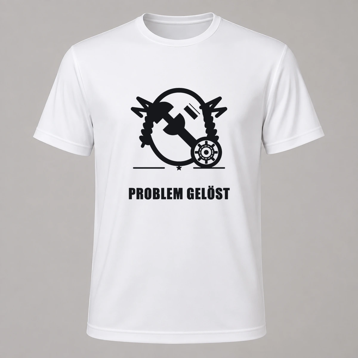 Problem geloest T-Shirt Flexdruck | Marketing-MV