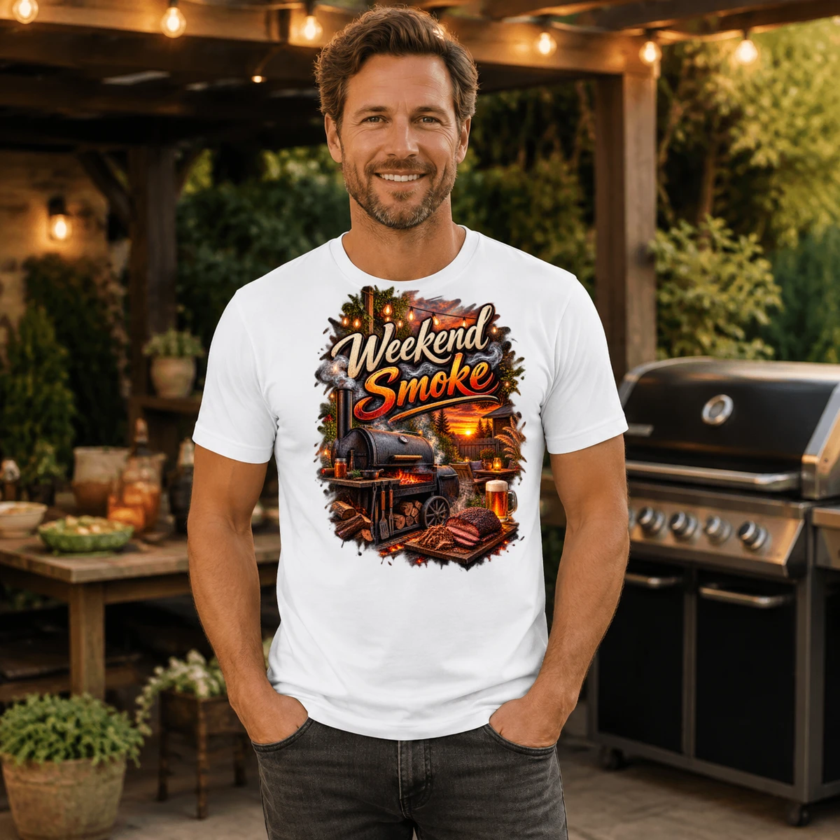 Weekend Smoke T-Shirt Sublimation | Marketing-MV