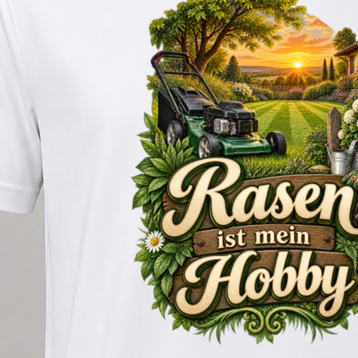 Rasen ist mein Hobby T-Shirt Sublimation | Marketing-MV