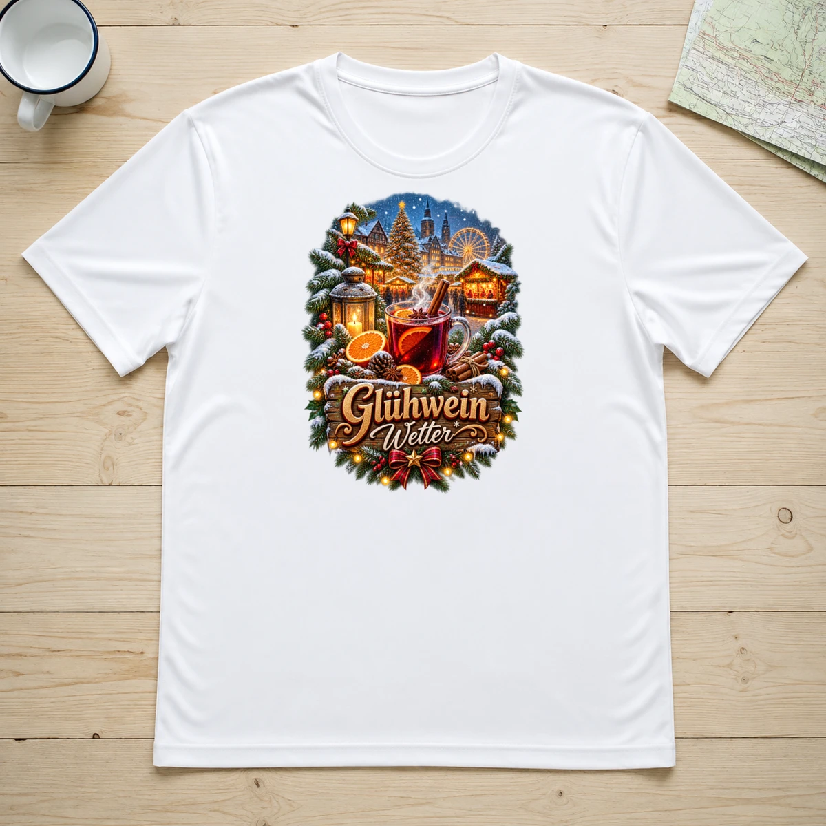 Glühwein Wetter T-Shirt Sublimation | Marketing-MV