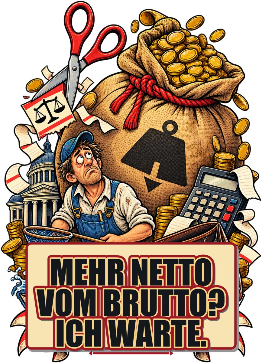 Mehr Netto vom Brutto? Ich warte.