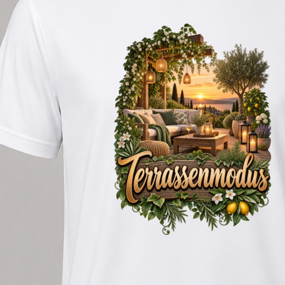 Terrassenmodus T-Shirt Sublimation | Marketing-MV