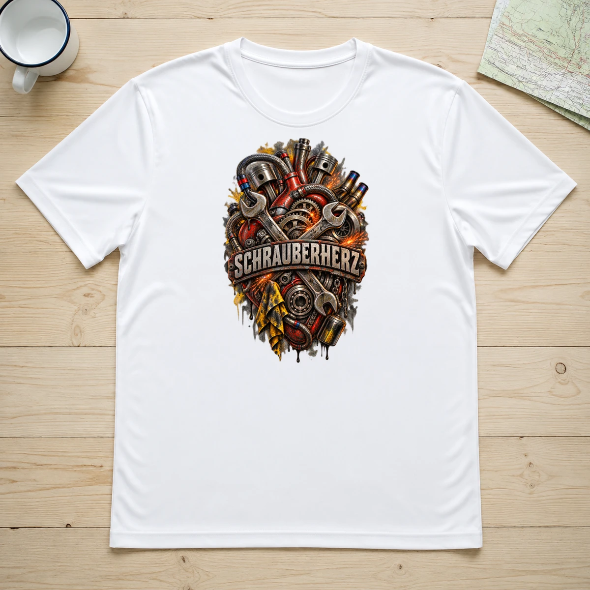 Schrauberherz T-Shirt Sublimation | Marketing-MV