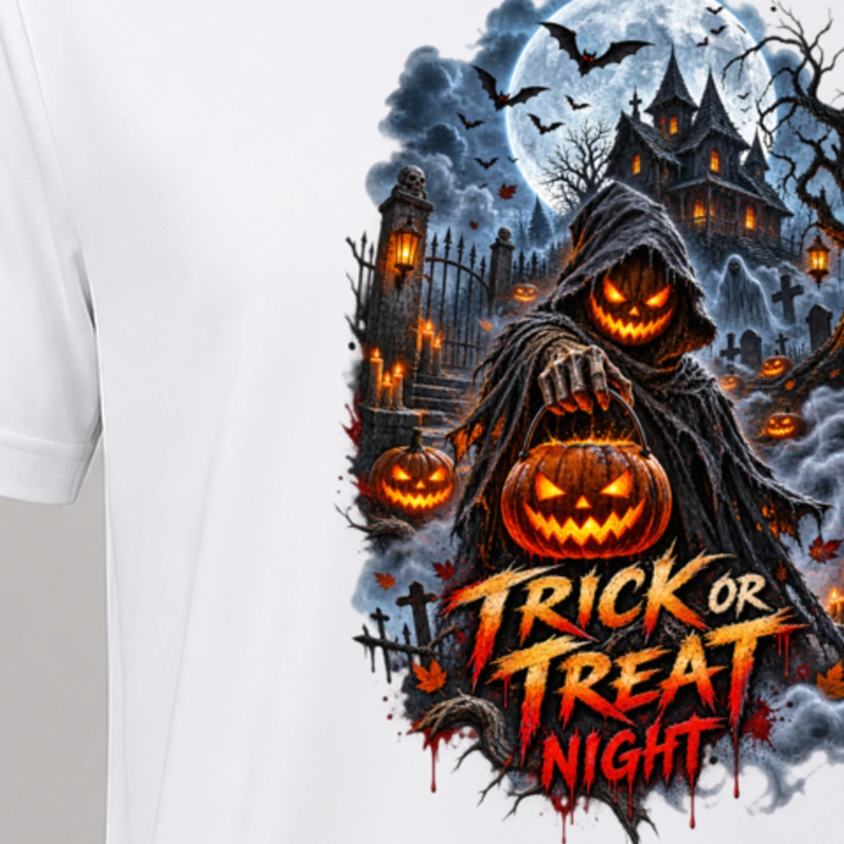 Trick or Treat Night T-Shirt Sublimation | Marketing-MV