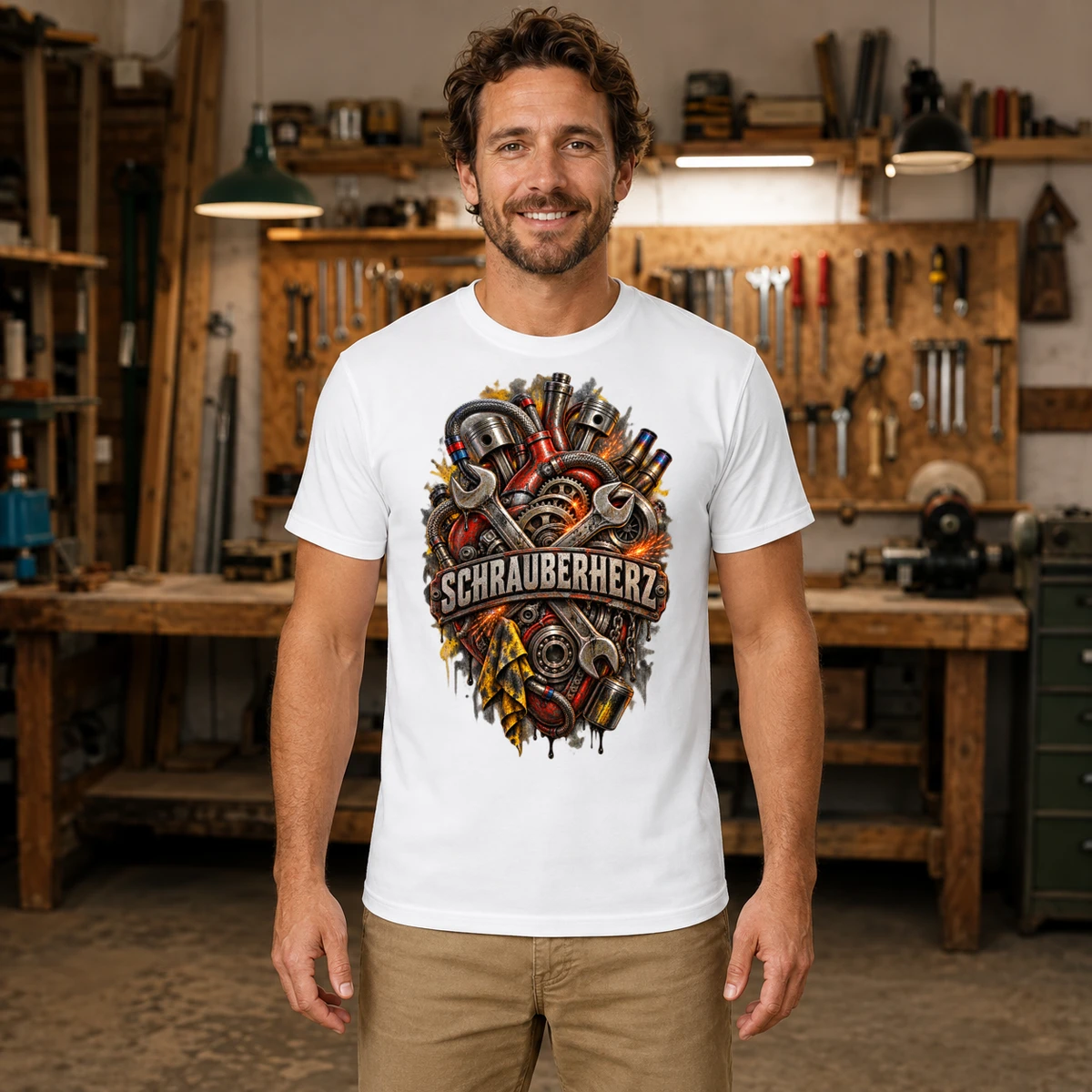 Schrauberherz T-Shirt Sublimation | Marketing-MV