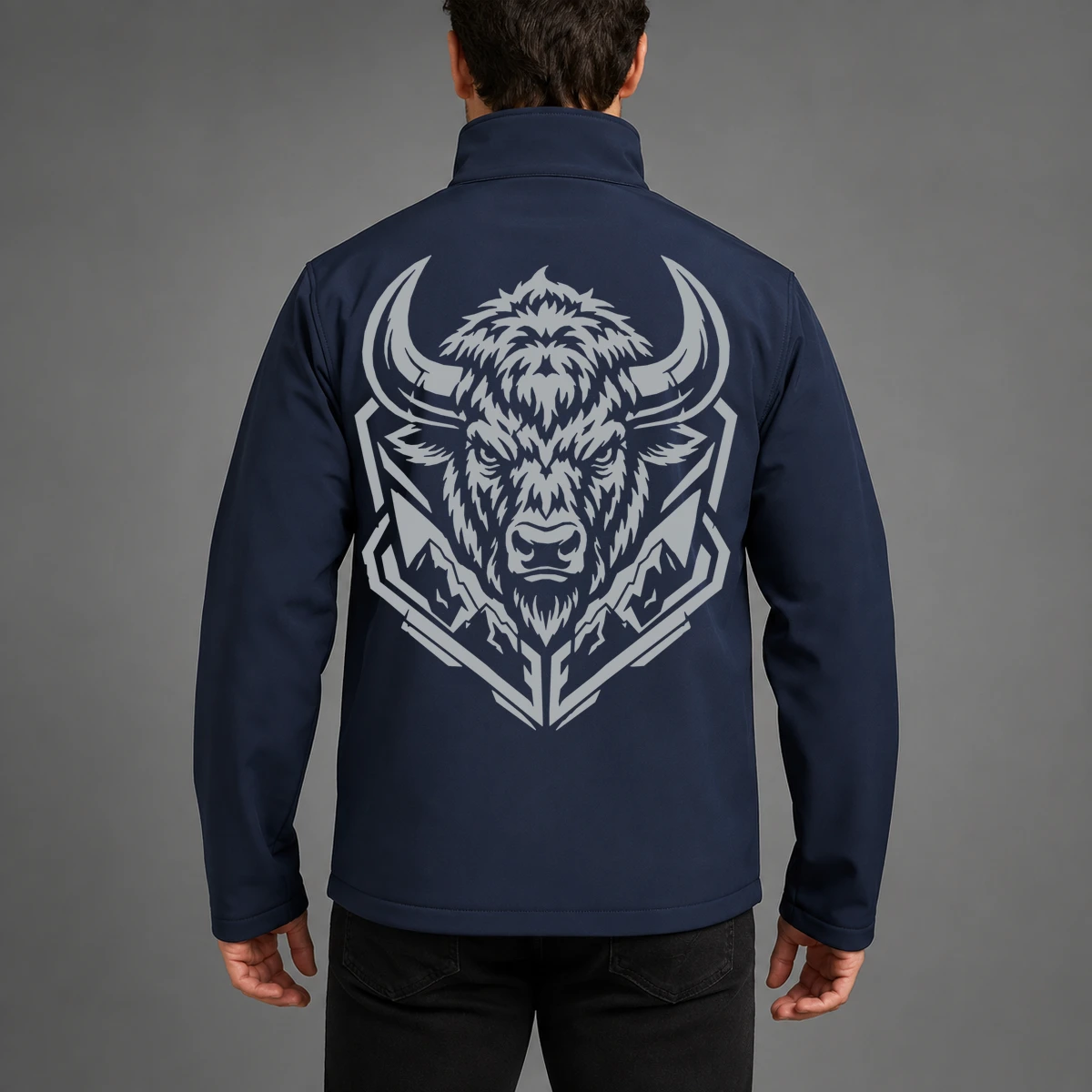 Bison Mark Softshelljacke | reflect+ by Marketing-MV
