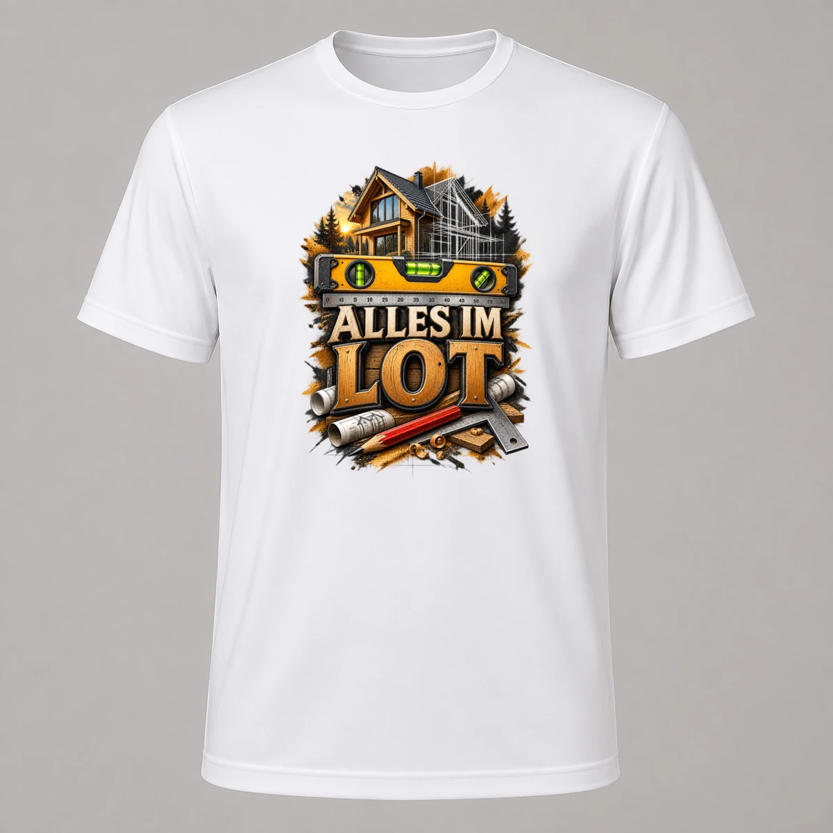 Alles im Lot T-Shirt Sublimation | Marketing-MV