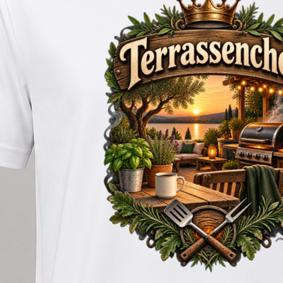 Terrassenchef T-Shirt Sublimation | Marketing-MV