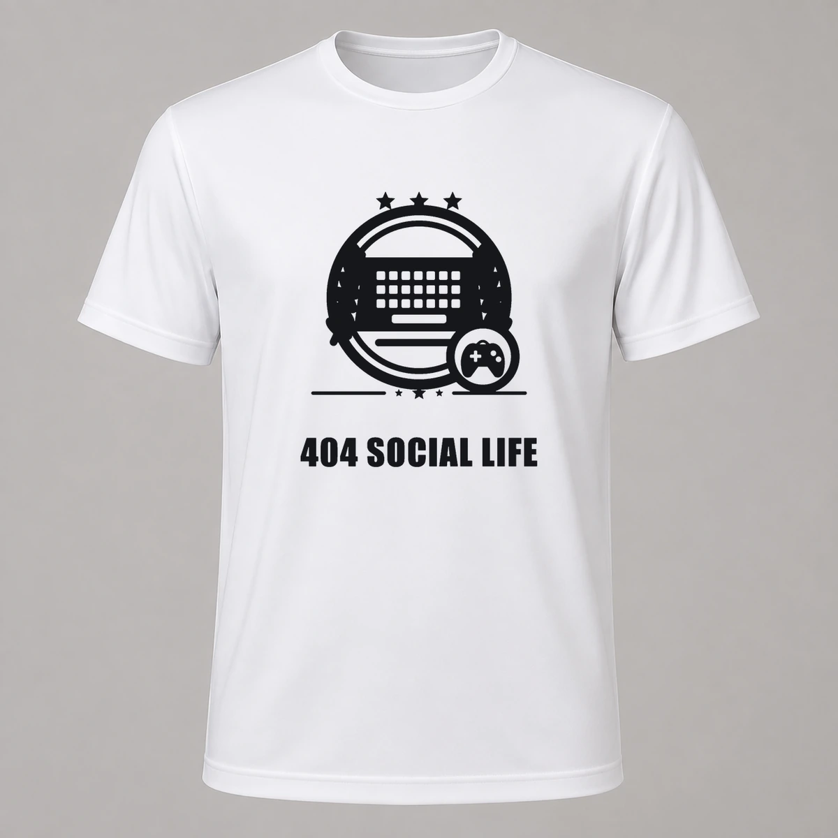 404 Social Life T-Shirt Flexdruck | Marketing-MV