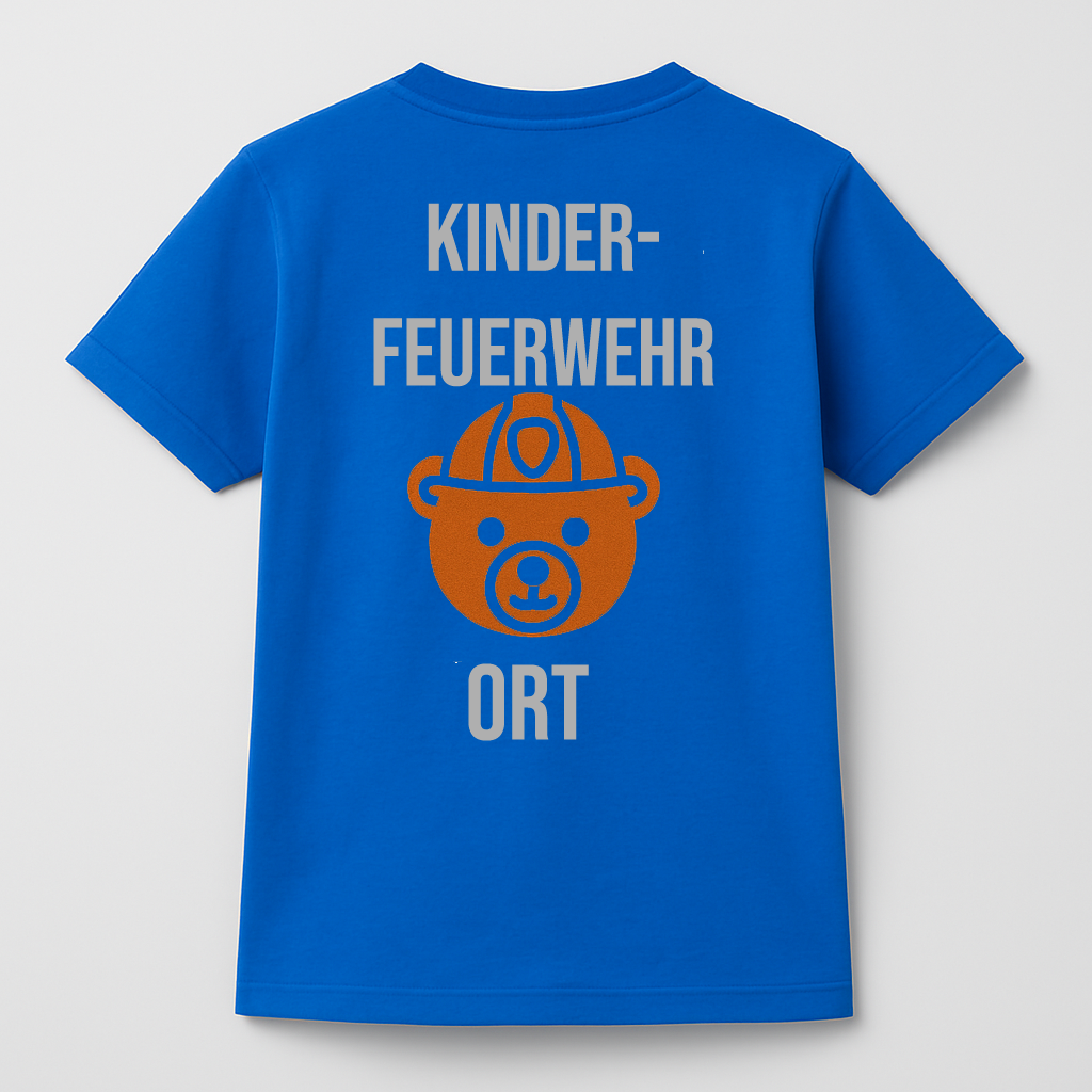 KINDERFEUERWEHR [DEIN ORT] – Feuerwehr Shirt by Marketing-MV.com