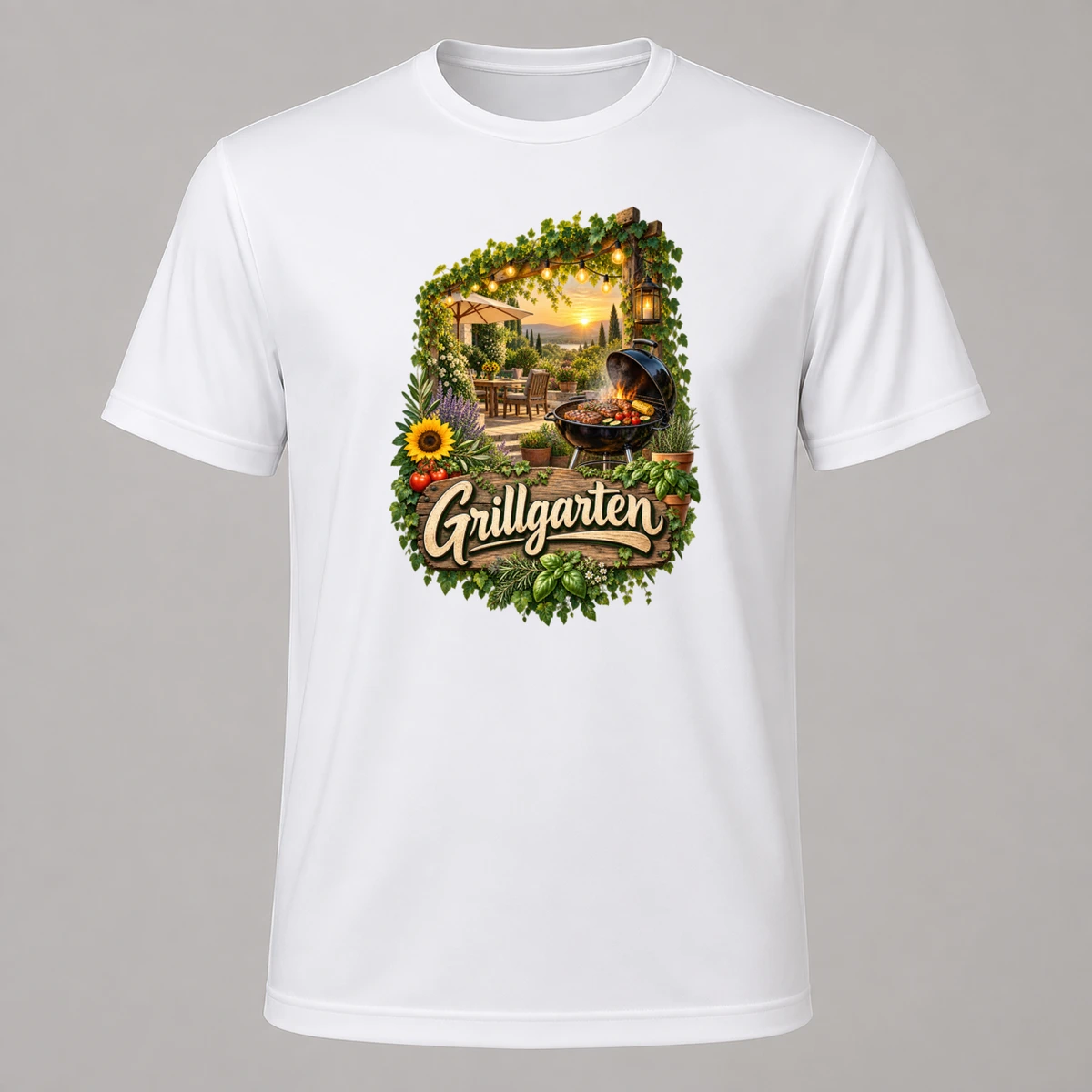 Grillgarten T-Shirt Sublimation | Marketing-MV