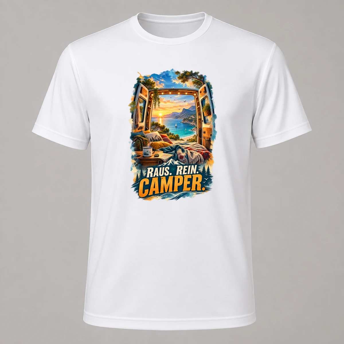 Raus Rein Camper T-Shirt Sublimation | Marketing-MV