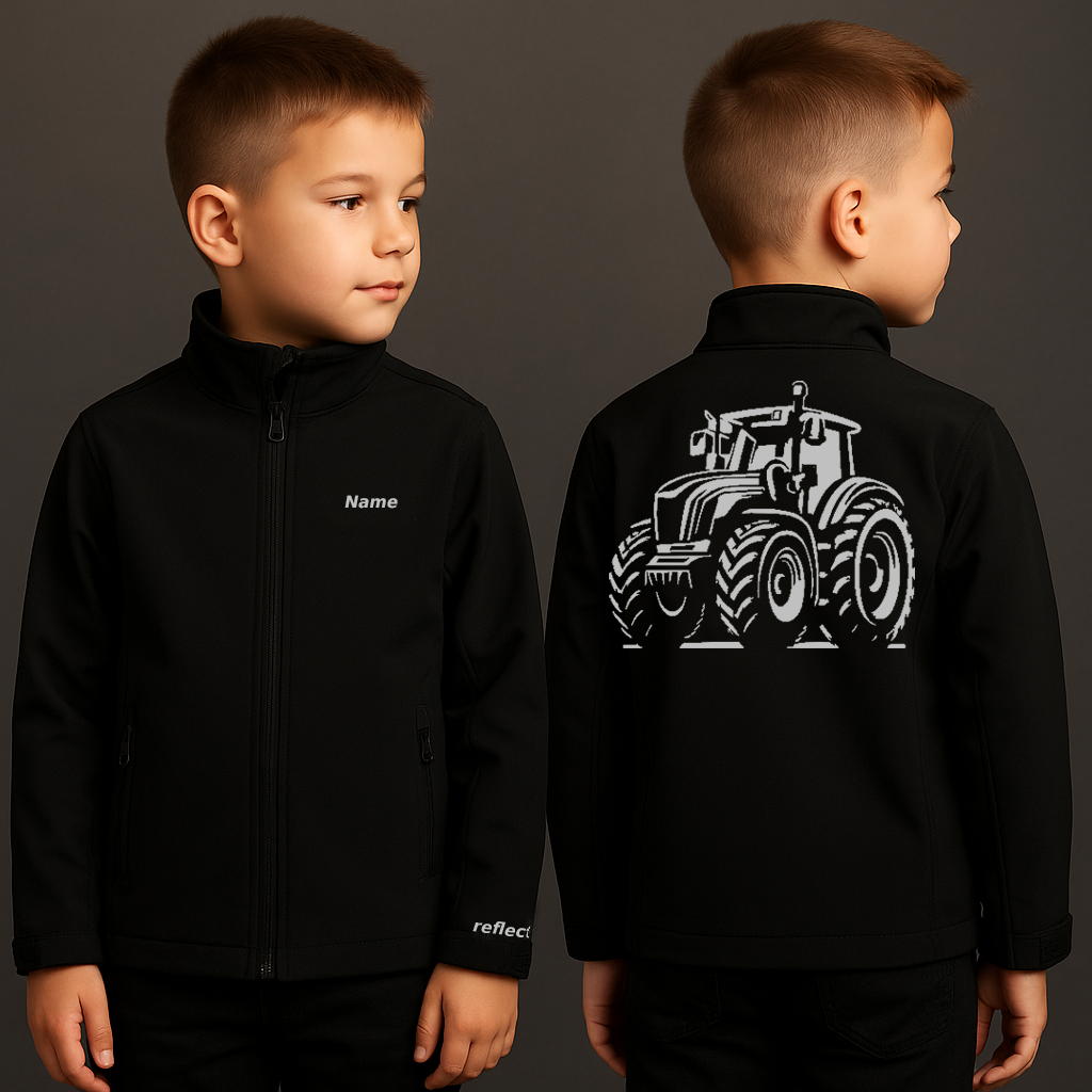 Traktor Kids Softshell Jacket | reflect+ by Marketing-MV