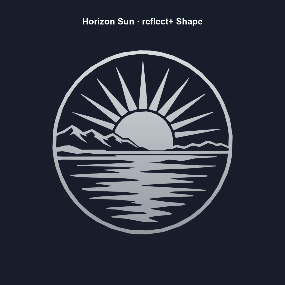 Horizon Sun Shape | reflect+ by Marketing-MV