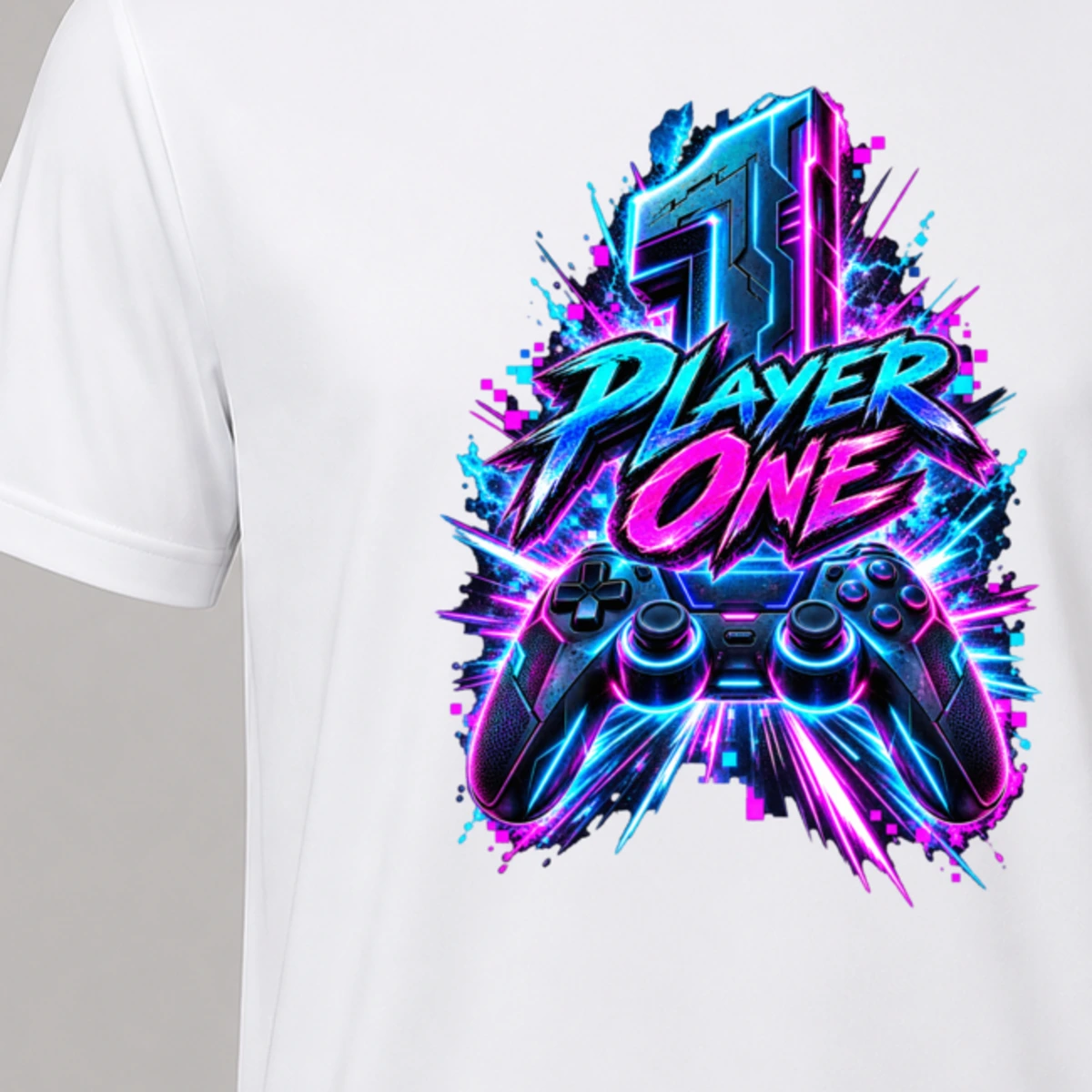 Player One T-Shirt Sublimation | Marketing-MV