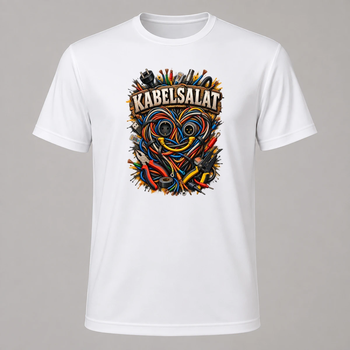 Kabelsalat T-Shirt Sublimation | Marketing-MV