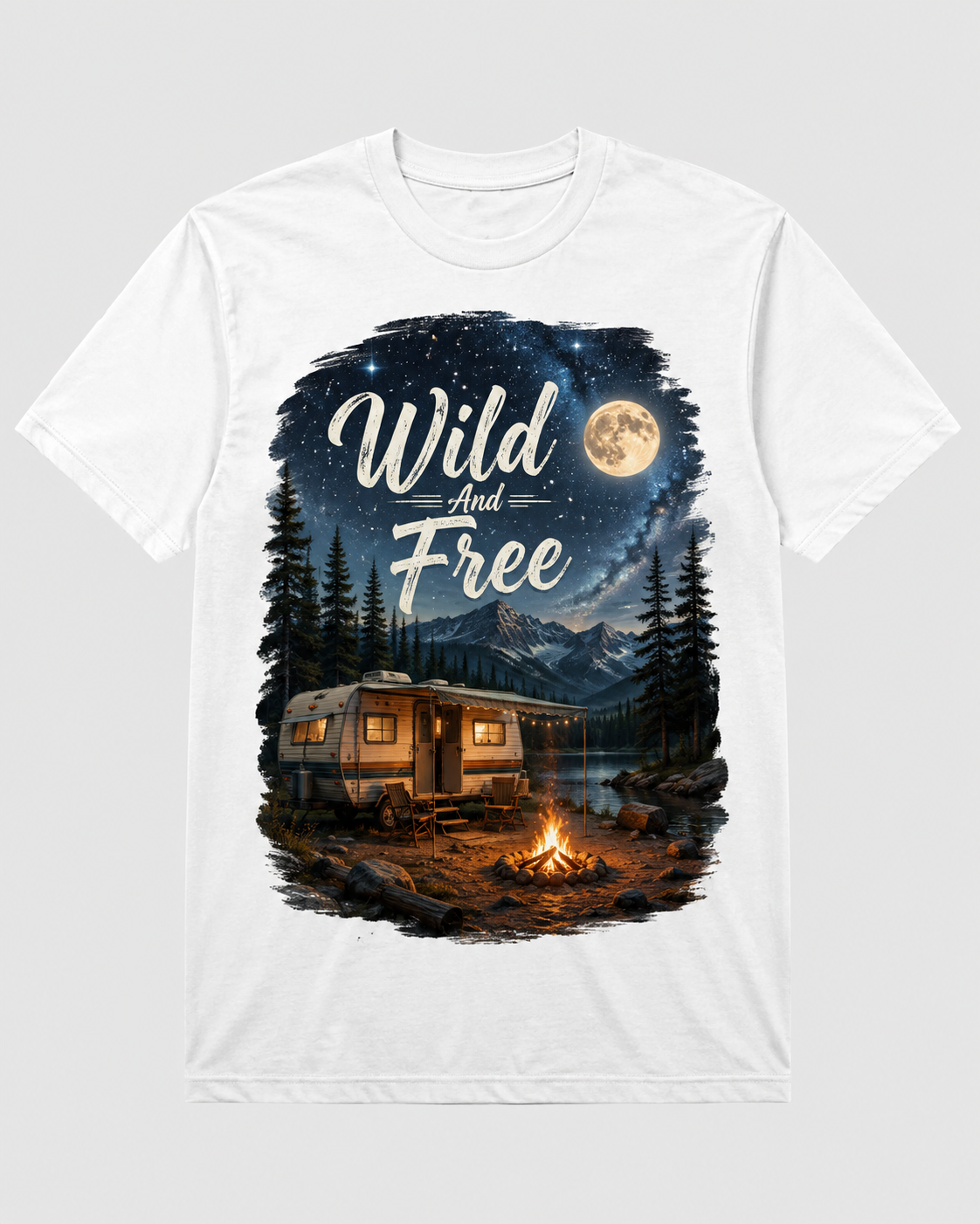 Wild and Free – Camper T-Shirt