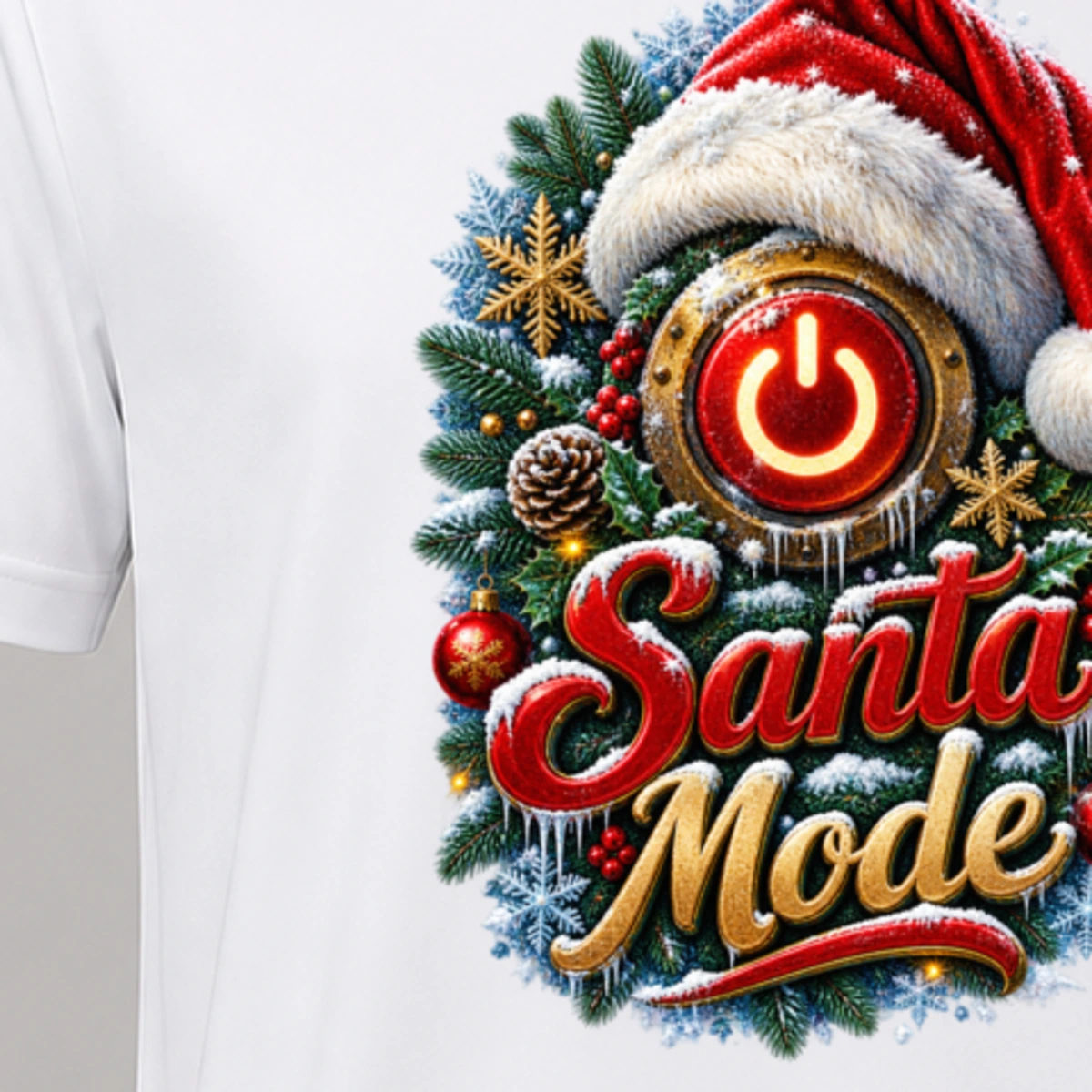 Santa Mode T-Shirt Sublimation | Marketing-MV