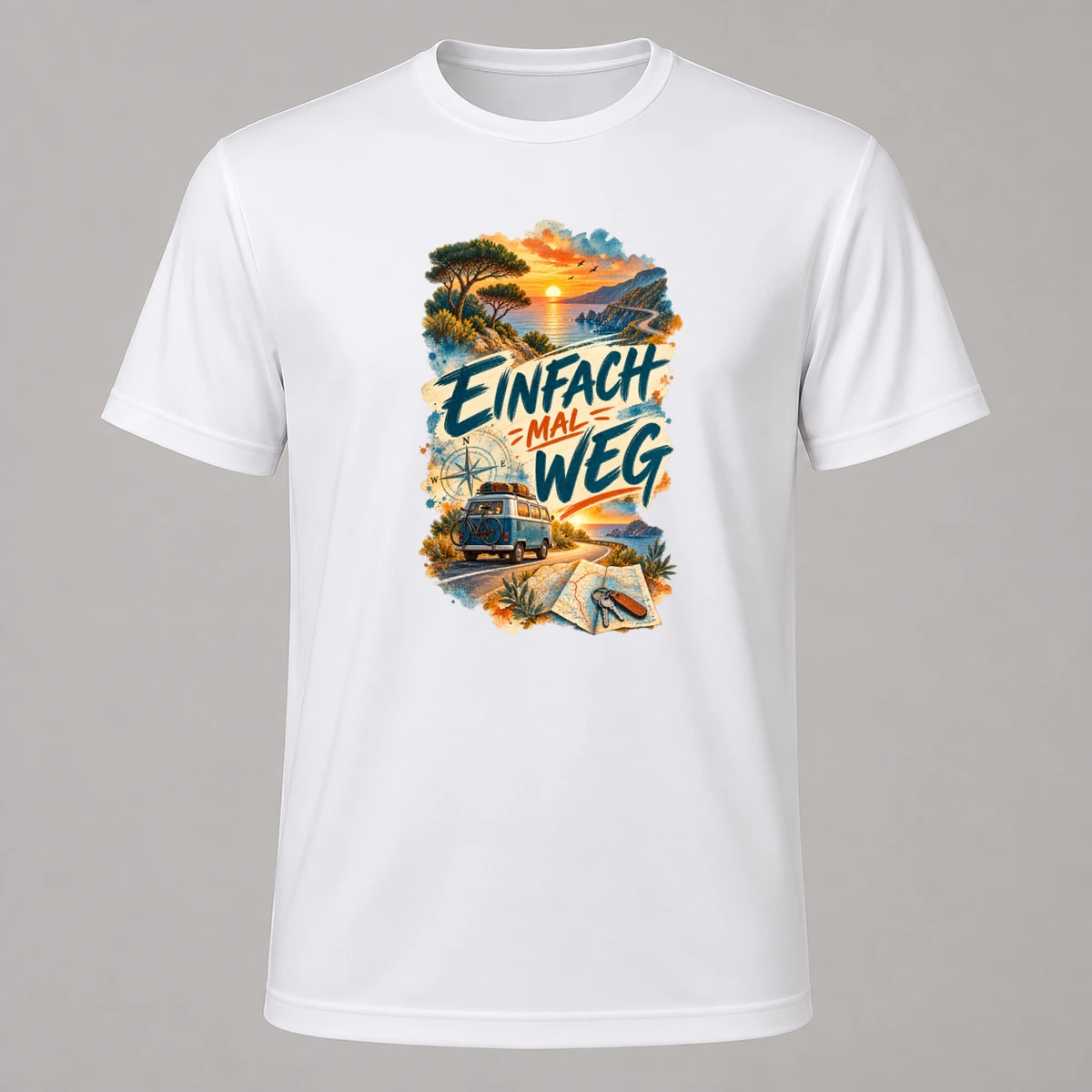 Einfach mal weg T-Shirt Sublimation | Marketing-MV