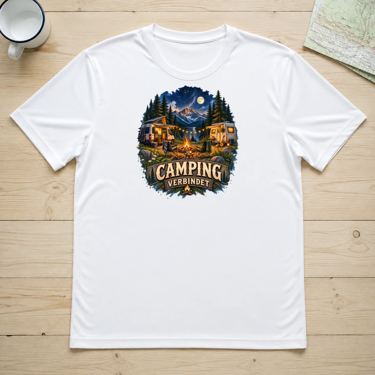 Camping verbindet T-Shirt Sublimation | Marketing-MV