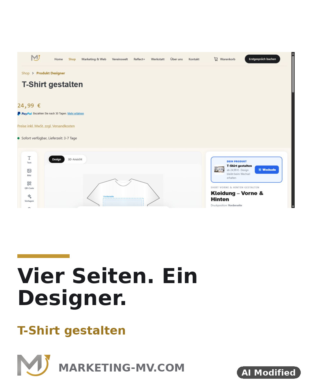 Produkte selbst designen: Kleidung, Tassen & mehr