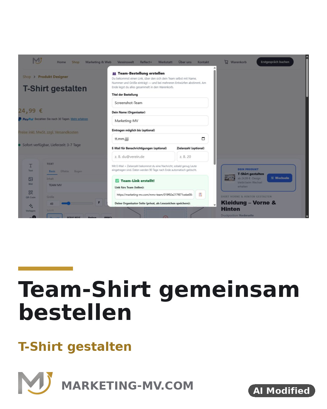 Produkte selbst designen: Kleidung, Tassen & mehr
